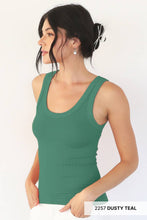 NS8216 - Reversible Ribbed Tank Top: 2269 Earth Olive