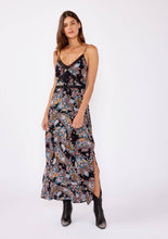 Floral  Lace Trim Maxi Dress