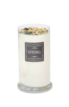 Fresh Scented Candles, Handmade Soy Candle, Crystal Candle: Peaceful Home / 12oz Glass Jar