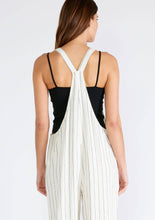Striped Overall: Natural/Black