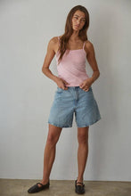 Black Knit V-Neck Cami Top