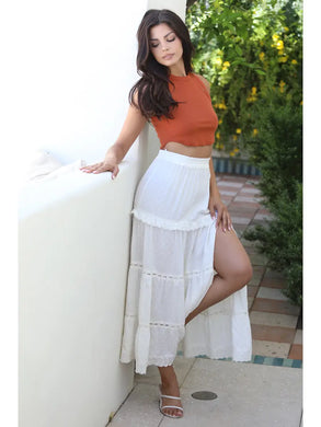 Ivory Maxi Skirt