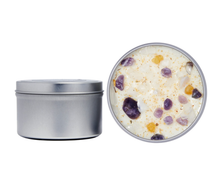 Christmas and Holiday Candles, Soy Candle, Crystal Candles: Cinnamon Vanilla / 12oz Glass Jar