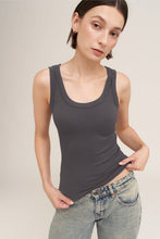 NS8216 - Reversible Ribbed Tank Top: 2249 Forest Night