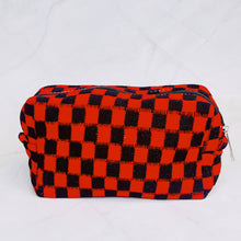 Check Yourself Cosmetic Bag: Red White