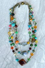 Willow Necklace-Green/Brown