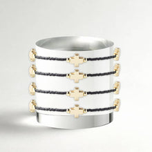 Faithful Cross Bangle-Black, Cross Bracelet | Christian