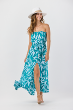 Ryden Maxi Dress: Abstract Geo Tosca / One Size