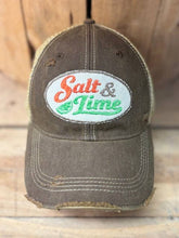 Salt & Lime Cap-distressed Trucker Hat