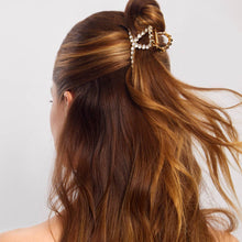 Rhinestone Gold Claw Clip