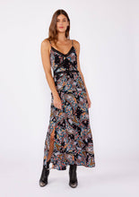 Floral  Lace Trim Maxi Dress