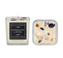 Christmas and Holiday Candles, Soy Candle, Crystal Candles: Cinnamon Vanilla / 12oz Glass Jar