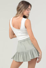 25S57-ASIS SKORTS: SAGE / S