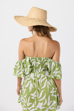 Happiness Mini Dress Abstract Geo Green One Size