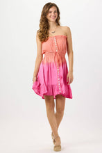 Ryden Mini Dress: Coral Berry Ombre / One Size