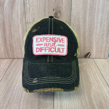 Expensive and Difficult-distressed Trucker Hat