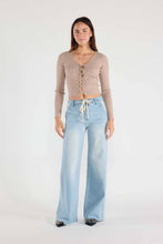 Light Wide Relaxed String Jeans
