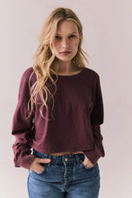Fig Long Sleeve Chaser Top