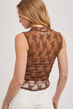 Black Floral Lace Tank