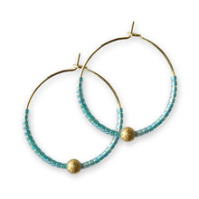 Sprinkles Hoop Earrings Mocha