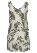 LASCANA Women's Sleeveless Print Romper: Multi Print / 6