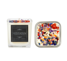 Sweet Scented Candles, Handmade Soy Candle, Crystal Candle: Happy Birthday / 8oz Round Tin