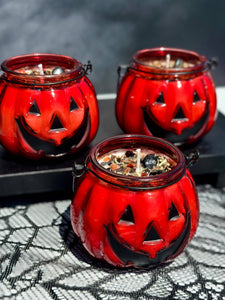 Jack o Lantern Candle 14oz Pumpkin Jar