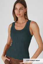 NS8458 - Reversible Lace Textured Tank Top: 2246 French Roast