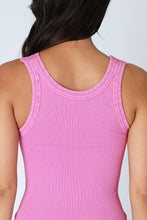 NS8258 - Vintage Reversible Ribbed Tank: Vintage Mist Teal