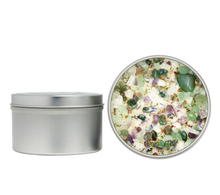 Spring Candles, Spring Flowers Crystal Candles, Spring Decor: Rose / 8oz Round Tin
