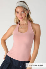 NS8392 - Clean Line Halter Top: 2269 Earth Olive