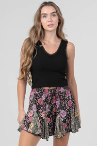 Blush Blossom Shorts