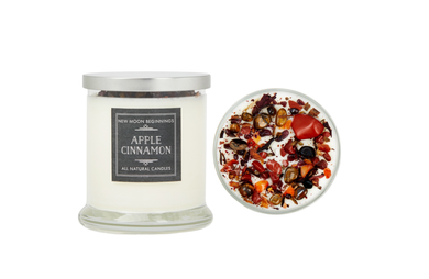 Apple Cinnamon 12oz Round Glass