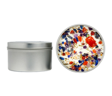 Sweet Scented Candles, Handmade Soy Candle, Crystal Candle: Happy Birthday / 8oz Round Tin