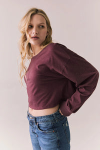 Fig Long Sleeve Chaser Top