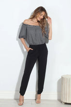 Black Stretch Joggers