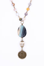 Alexis Necklace in Grey
