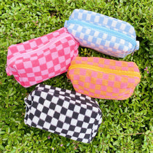 Check Yourself Cosmetic Bag: Red White