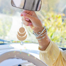 Stone Wrap Bracelet/Necklace - Blue Lace Agate/Silver