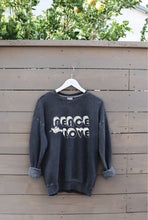 PEACE LOVE Mineral Graphic Sweatshirt: DUSTY FOREST / M
