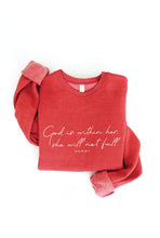 GOD IS WITHIN HER Graphic Sweatshirt: DARK H. SAGE / S