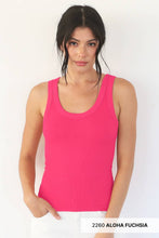 NS8216 - Reversible Ribbed Tank Top: 2249 Forest Night