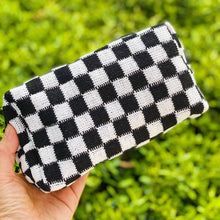Check Yourself Cosmetic Bag: Red White