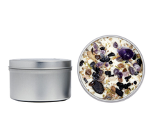 Fresh Scented Candles, Handmade Soy Candle, Crystal Candle: Peaceful Home / 12oz Glass Jar