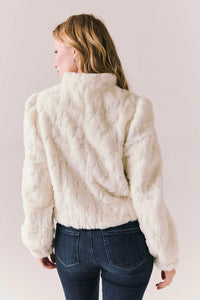 Starry White Puff Jacket