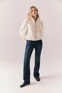 Starry White Puff Jacket