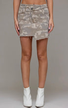 Hidden Tan Camo Mini Skirt