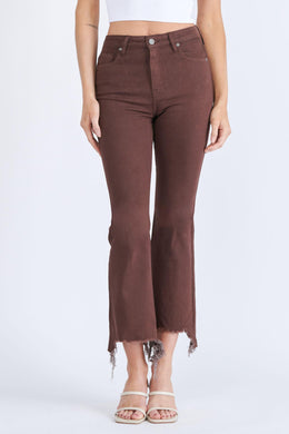 Happi Crop Flare Chocolate