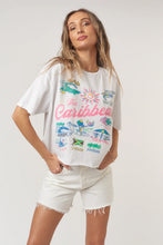 Caribbean Cropped Tee One Size