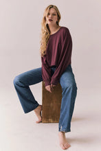 Fig Long Sleeve Chaser Top